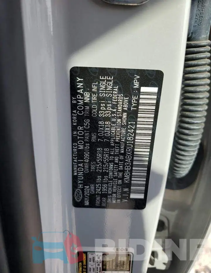 KM8HB3ABXRU182421 Photo# 13