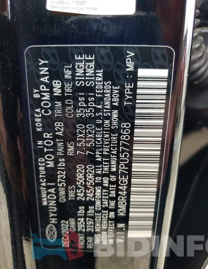 KM8R44GE7PU577868 Photo# 13