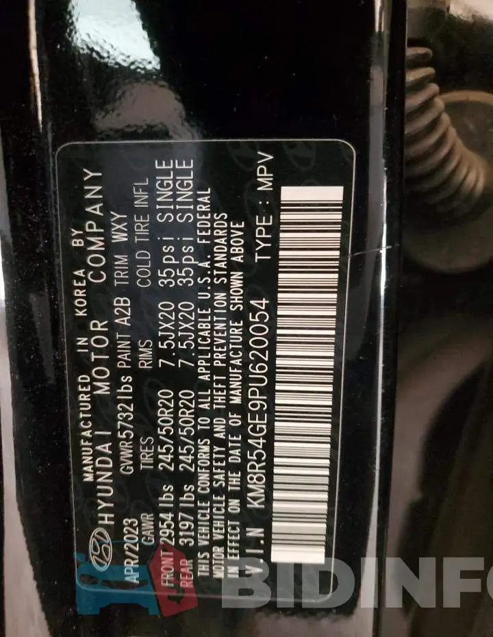 KM8R54GE9PU620054 Photo# 13