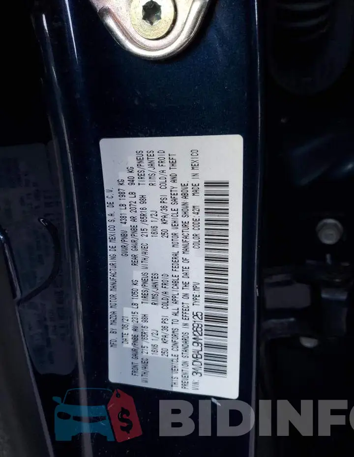 3MVDMBAL9MM269125 Photo# 13