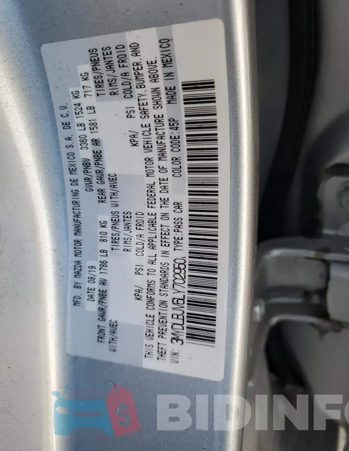 3MYDLBJV6LY702950 Photo# 12