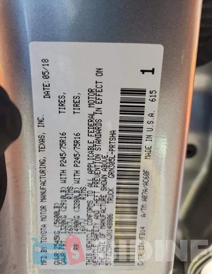5TFCZ5ANXJX148806 Photo# 13