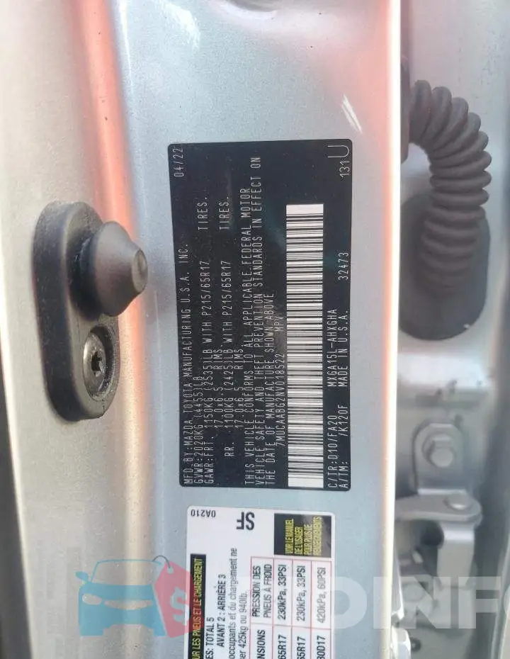 7MUCAABG2NV018522 Photo# 13