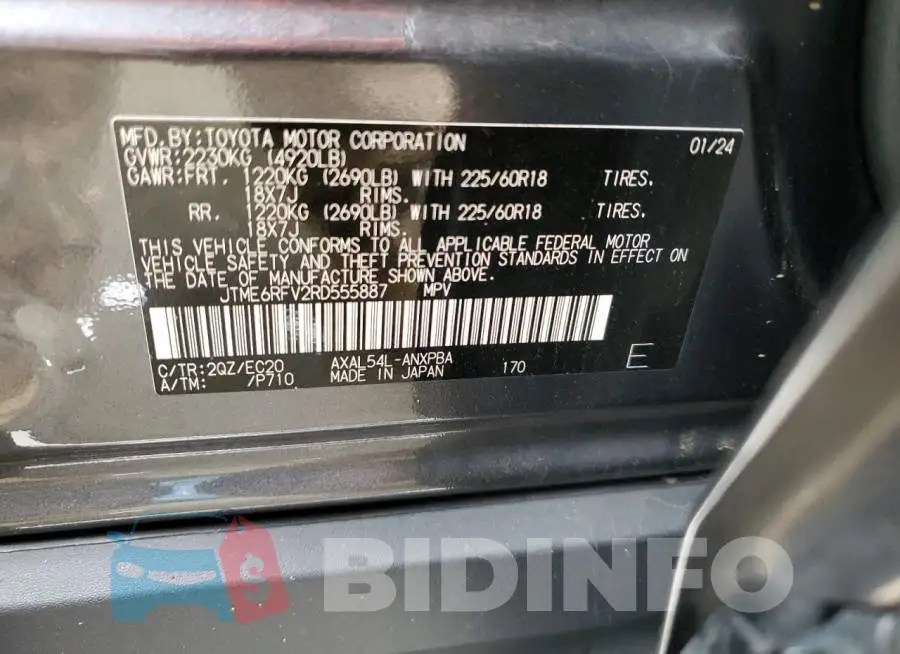 JTME6RFV2RD555887 Photo# 13