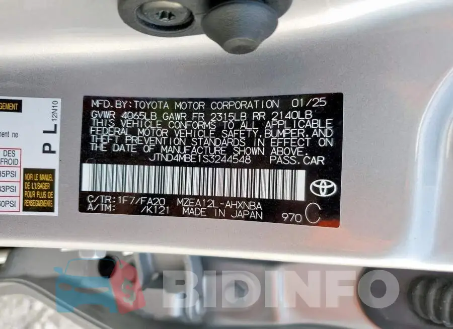JTND4MBE1S3244548 Photo# 13