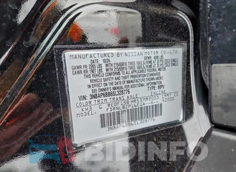 3N8AP6BB6SL328776 Photo# 13