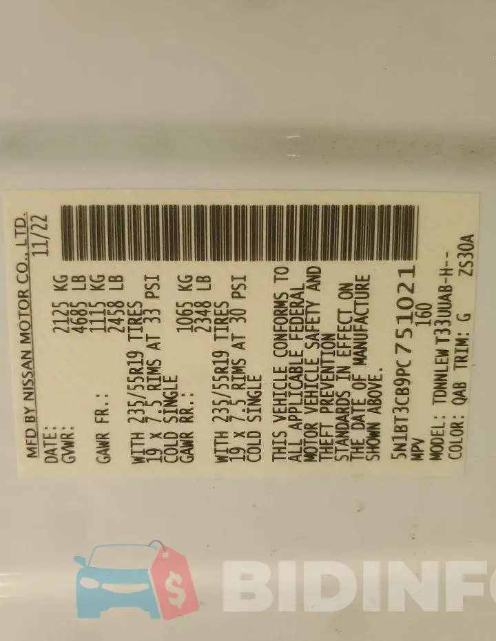 5N1BT3CB9PC751021 Photo# 13