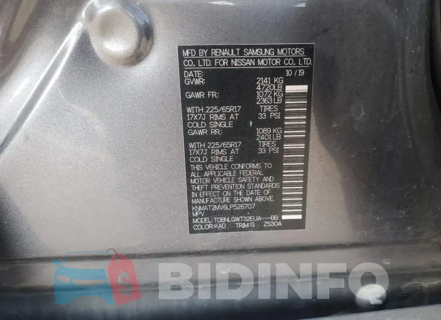 KNMAT2MV6LP526707 Photo# 13