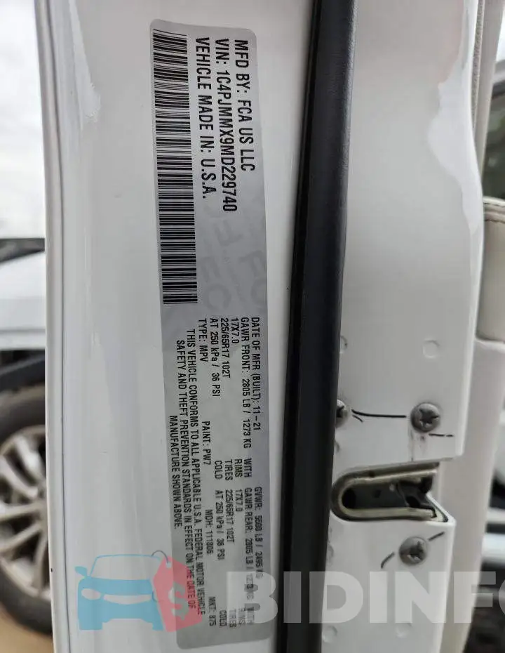 1C4PJMMX9MD229740 Photo# 12