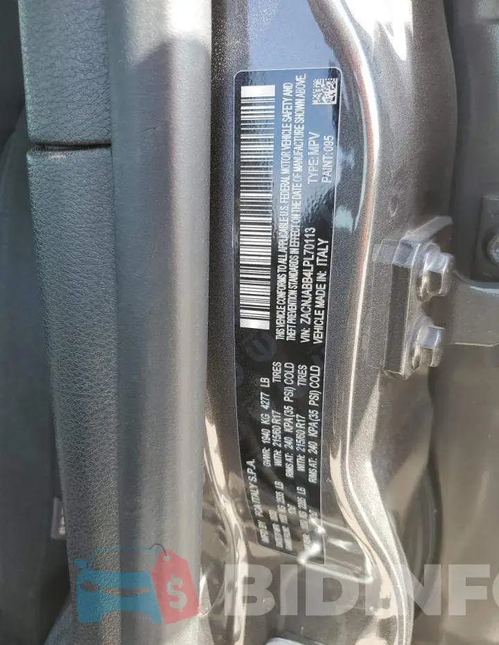 ZACNJABB4LPL70113 Photo# 12