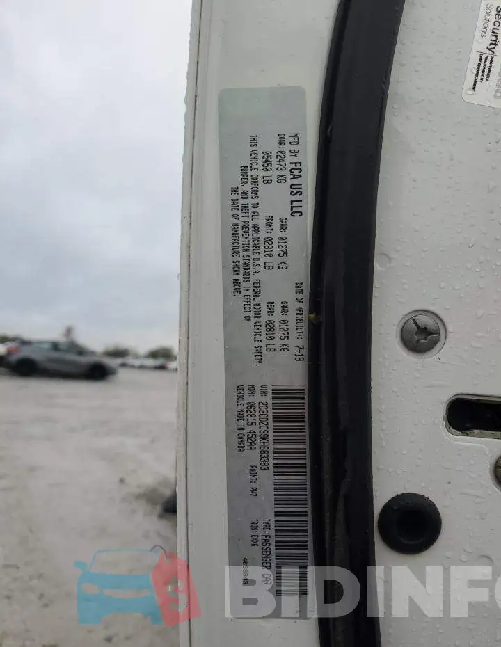 2C3CDZC99KH683383 Photo# 12