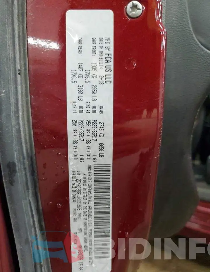 2C4RDGBG1JR221905 Photo# 14