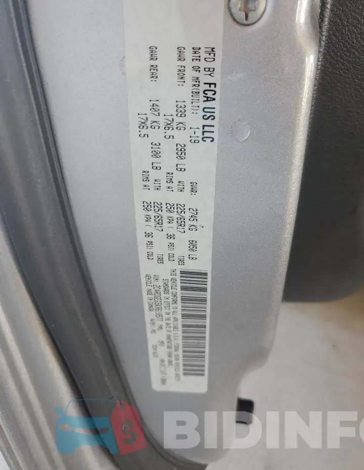 2C4RDGEG5KR618577 Photo# 13