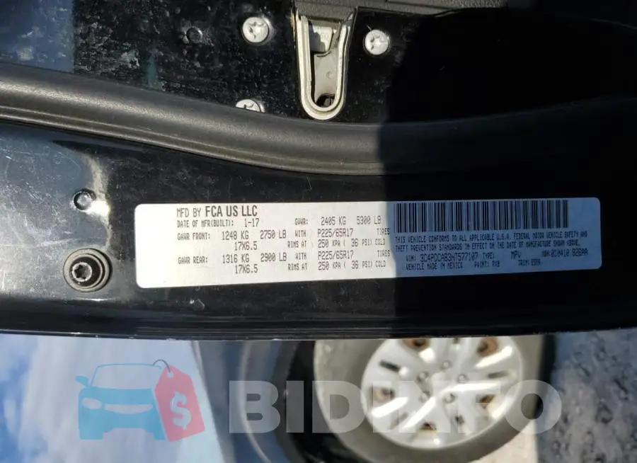 3C4PDCAB3HT577107 Photo# 14