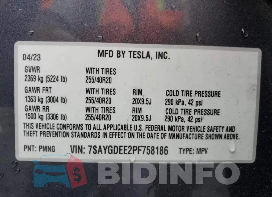 7SAYGDEE2PF758186 Photo# 13