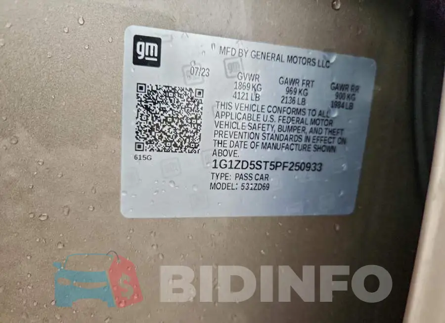 1G1ZD5ST5PF250933 Photo# 12