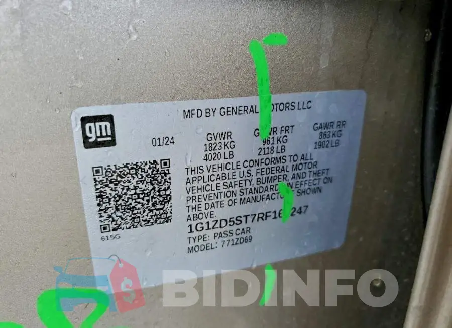 1G1ZD5ST7RF167247 Photo# 13