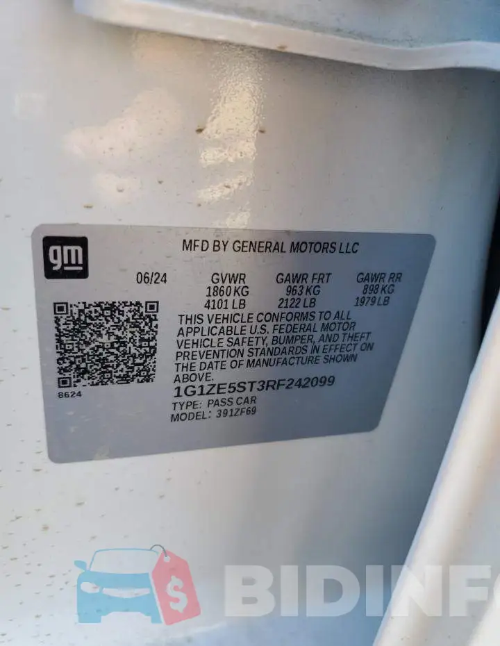 1G1ZE5ST3RF242099 Photo# 12