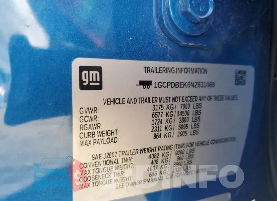 1GCPDBEK6NZ631069 Photo# 12