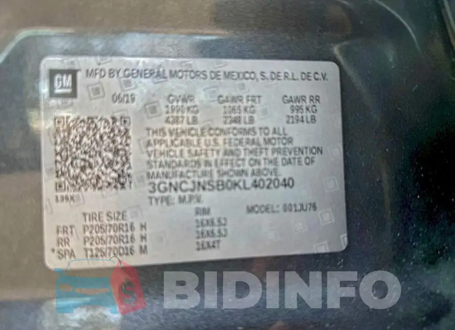 3GNCJNSB0KL402040 Photo# 10