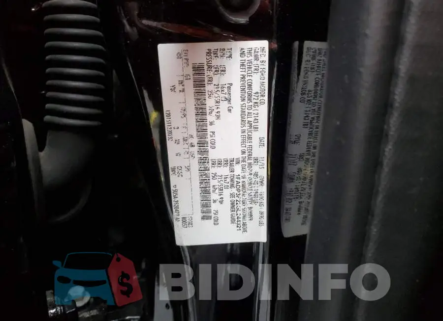 1FADP3F22GL244321 Photo# 13