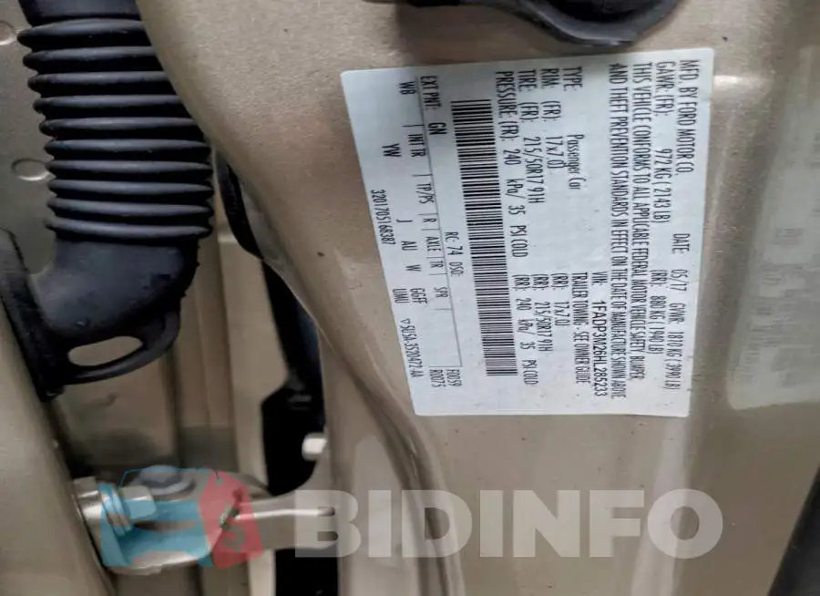 1FADP3M26HL285233 Photo# 13