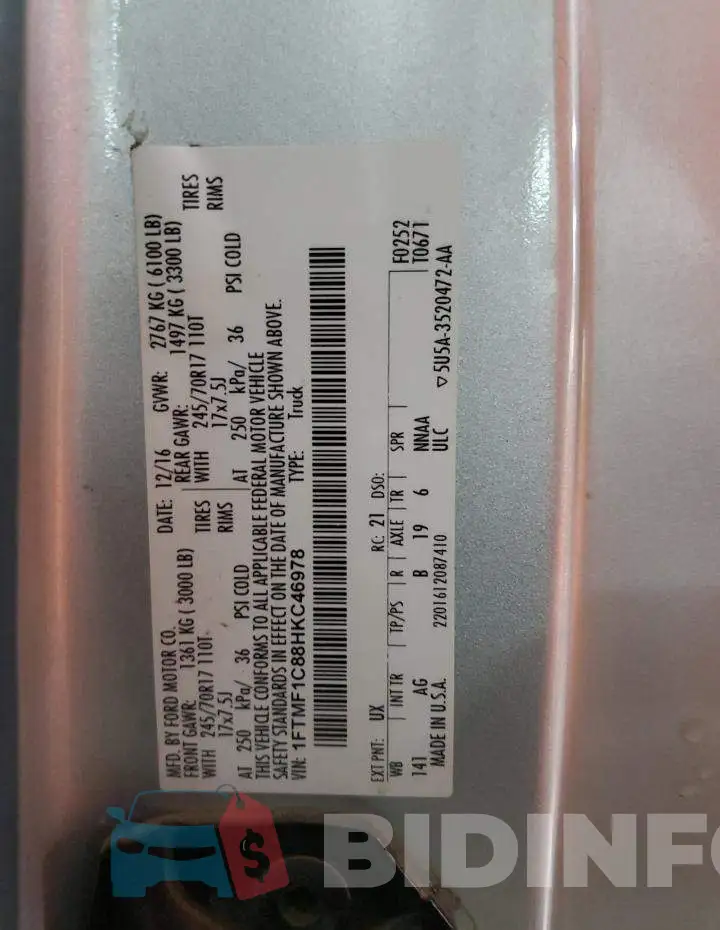 1FTMF1C88HKC46978 Photo# 12