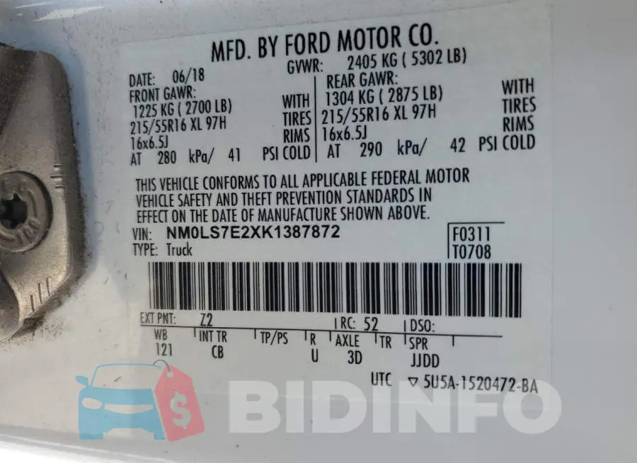 NM0LS7E2XK1387872 Photo# 13