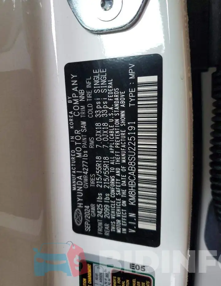 KM8HBCAB8SU225191 Photo# 14