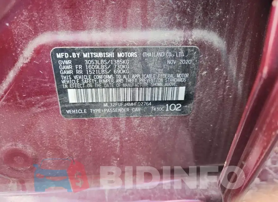 ML32FUFJ4MHF02764 Photo# 12