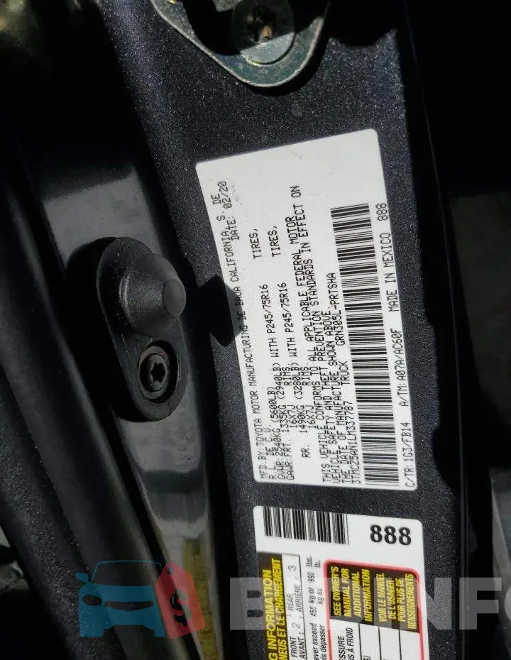 3TMCZ5AN1LM337787 Photo# 12