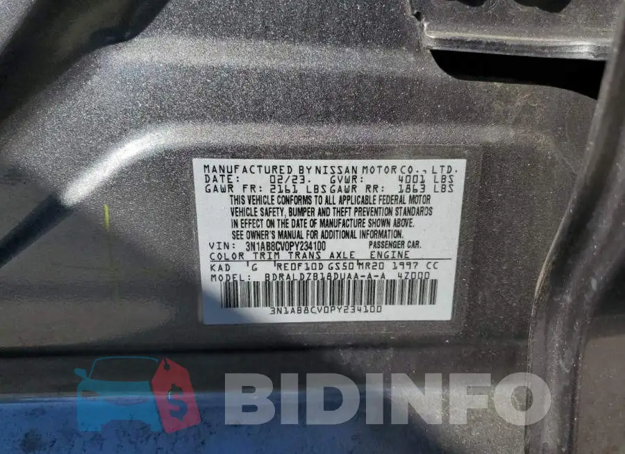 3N1AB8CV0PY234100 Photo# 12