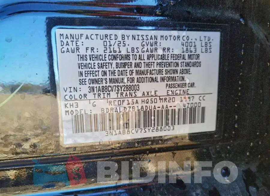 3N1AB8CV7SY288003 Photo# 12