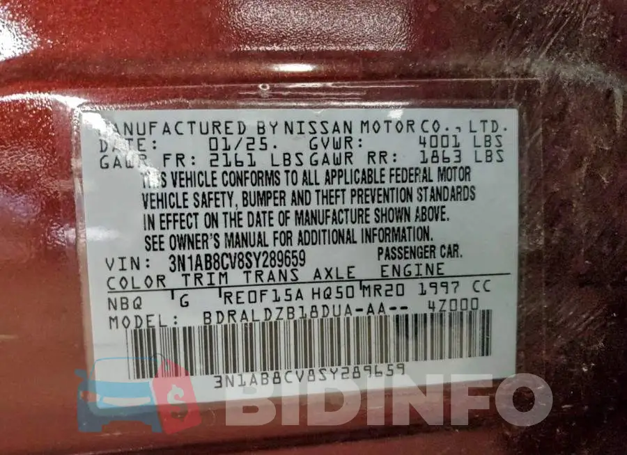 3N1AB8CV8SY289659 Photo# 13