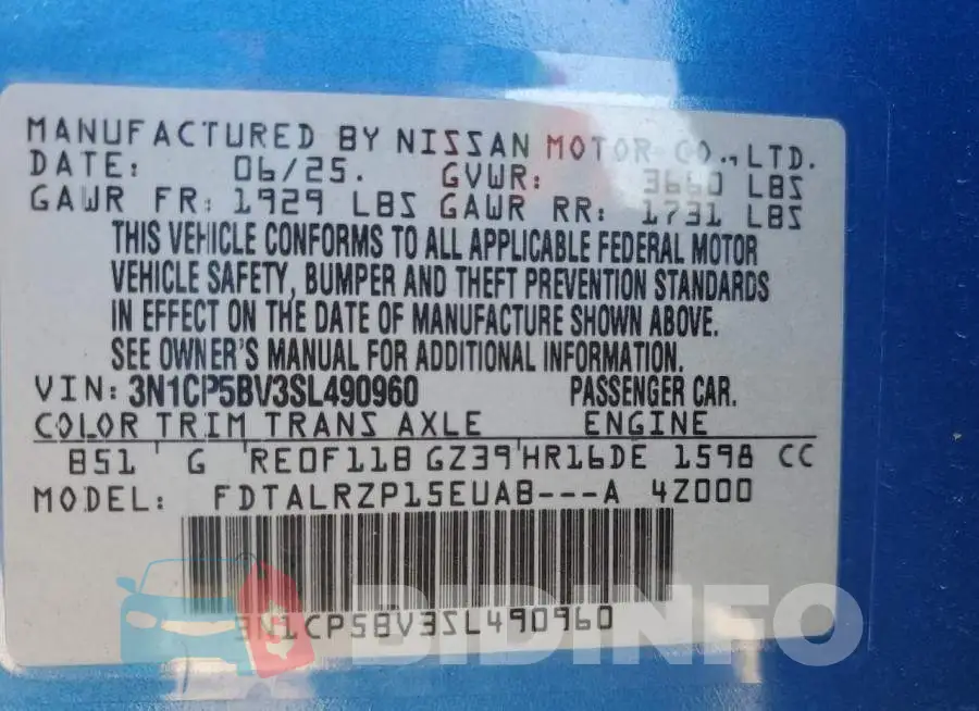 3N1CP5BV3SL490960 Photo# 13