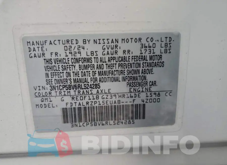 3N1CP5BV6RL524285 Photo# 12