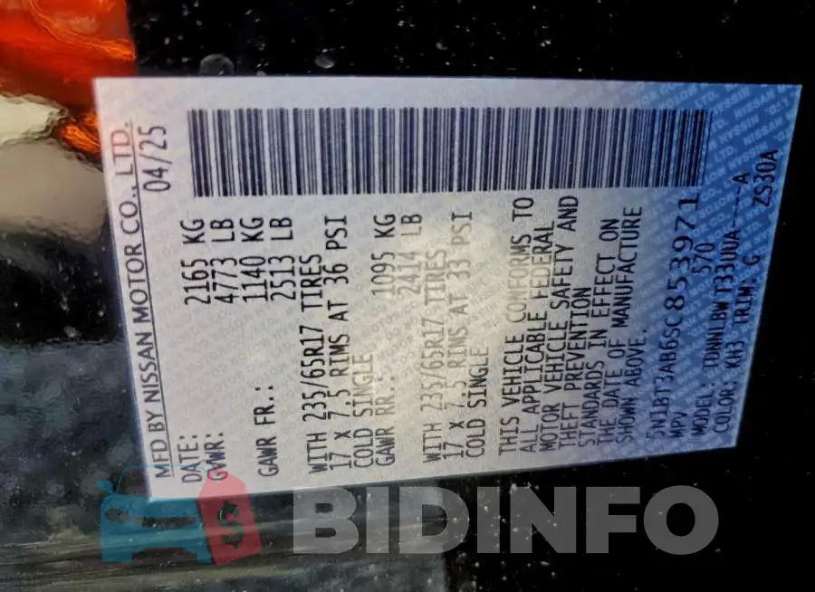 5N1BT3AB6SC853971 Photo# 12