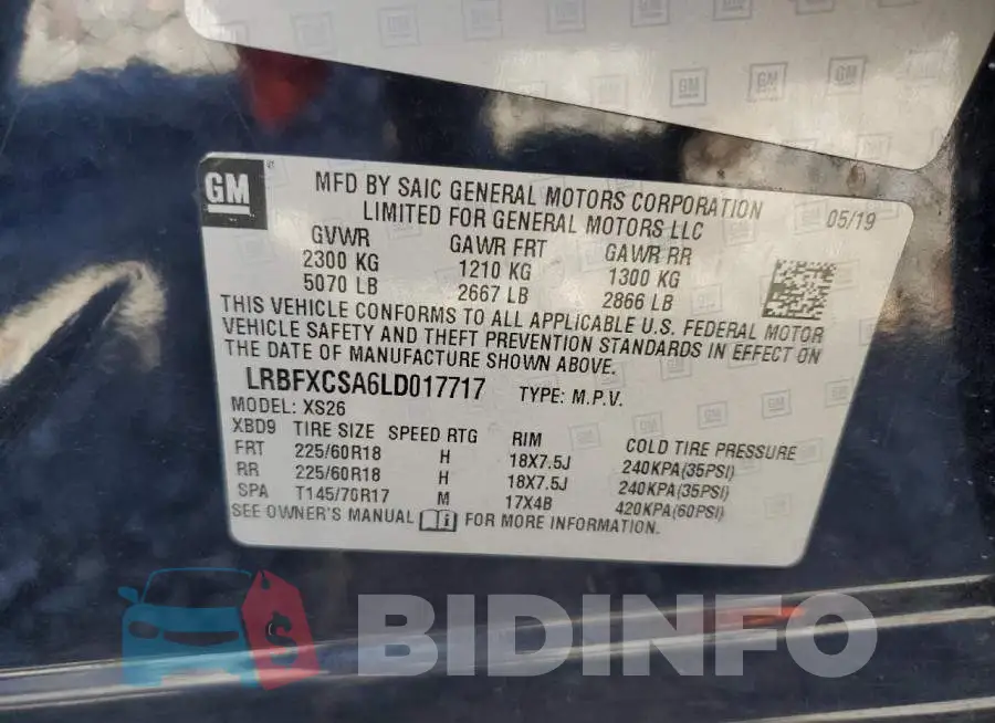 LRBFXCSA6LD017717 Photo# 13