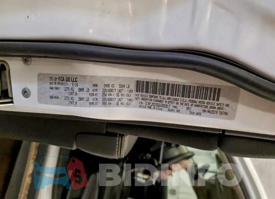 1C4PJMCS5GW326917 Photo# 14