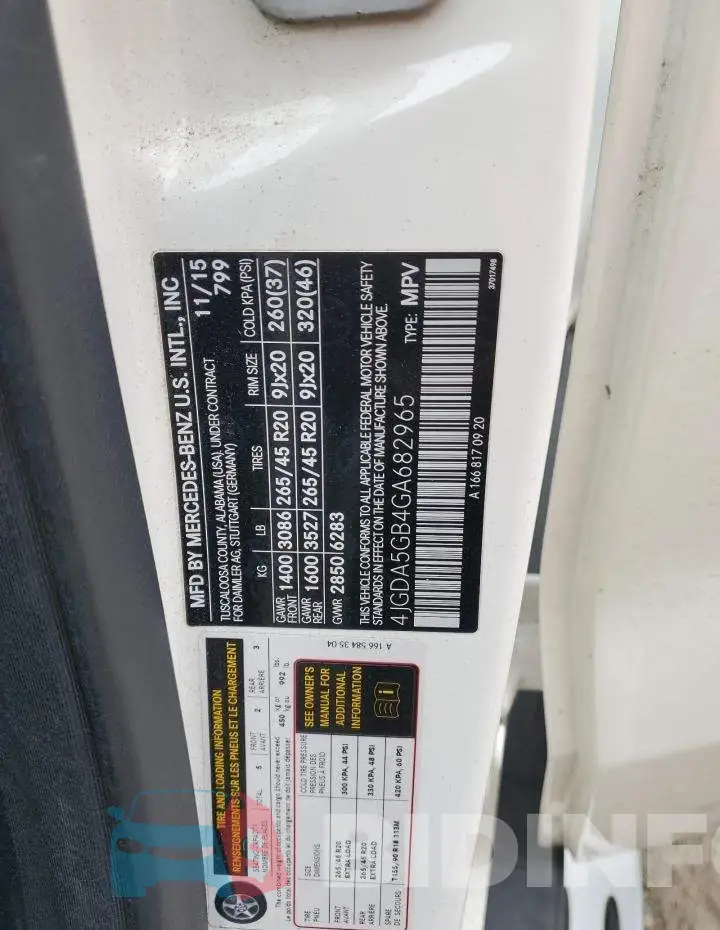 4JGDA5GB4GA682965 Photo# 14