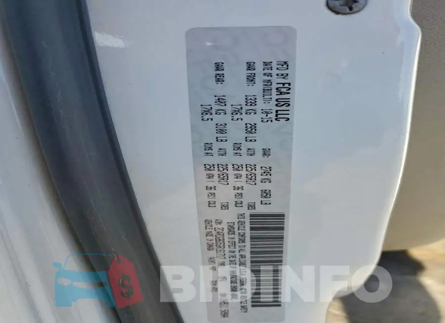 2C4RDGBG5GR161717 Photo# 13