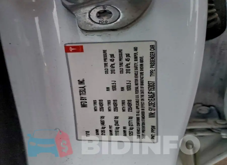 5YJ3E1EA6JF153037 Photo# 12