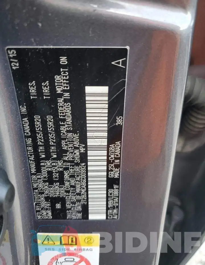 2T2BZMCA8GC009924 Photo# 13