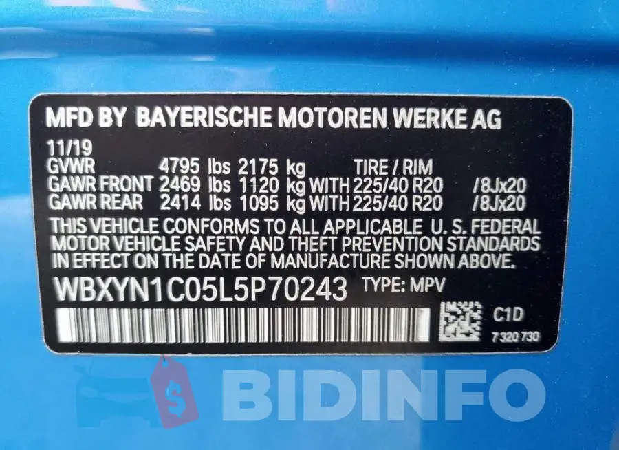 WBXYN1C05L5P70243 Photo# 13