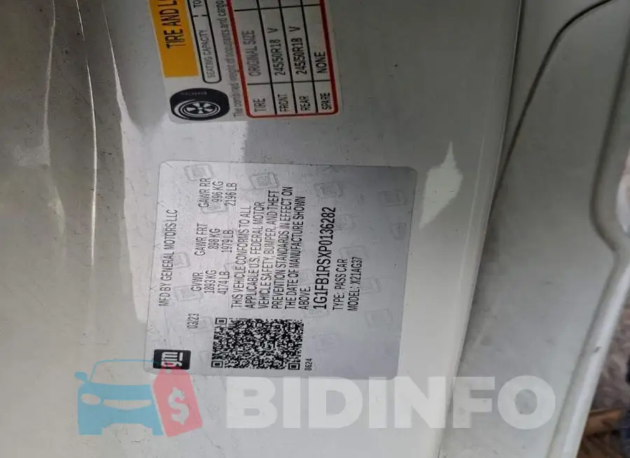 1G1FB1RSXP0136282 Photo# 13
