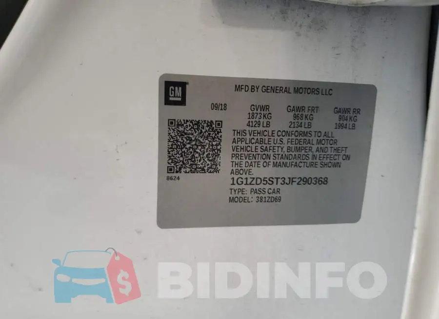 1G1ZD5ST3JF290368 Photo# 12