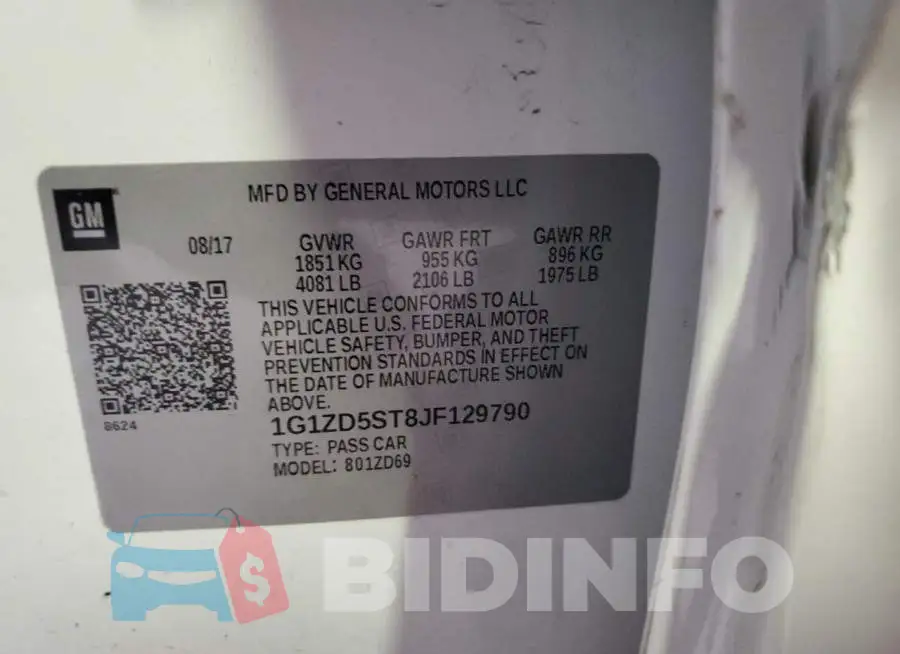 1G1ZD5ST8JF129790 Photo# 12