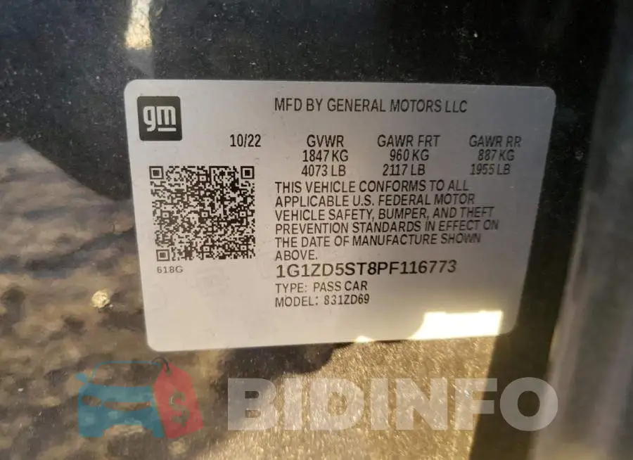 1G1ZD5ST8PF116773 Photo# 12