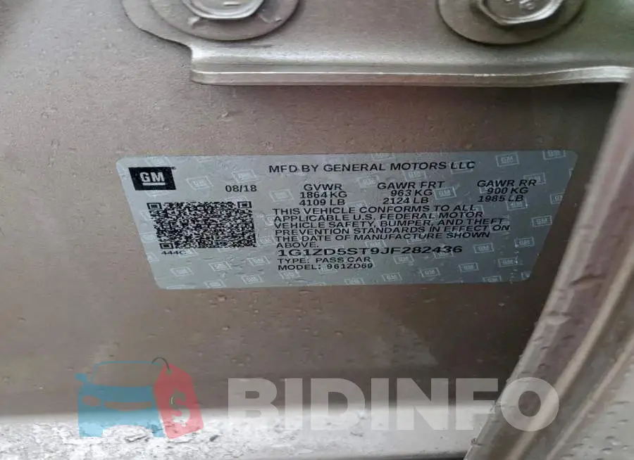 1G1ZD5ST9JF282436 Photo# 12
