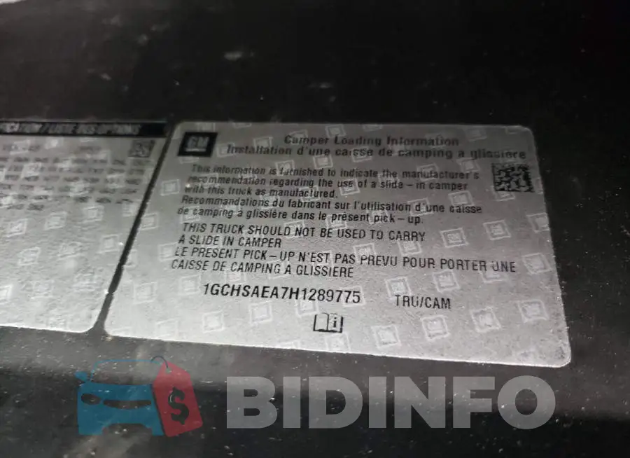 1GCHSAEA7H1289775 Photo# 12